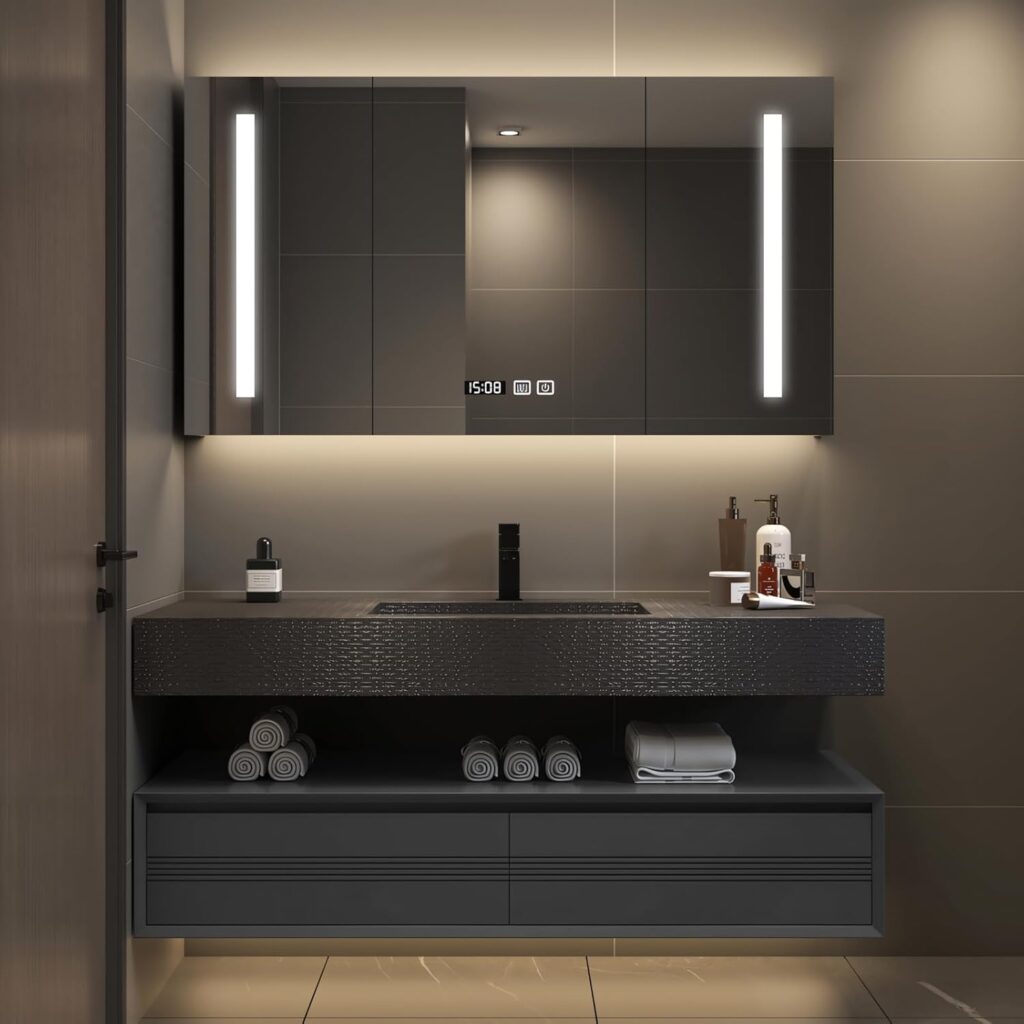 Kadaligh Ume 36" Floating Bathroom Vanity - Matte Dark Gray
